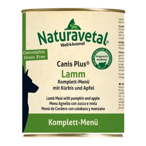 Naturavetal® Canis Plus LAMM Komplettmenü-...