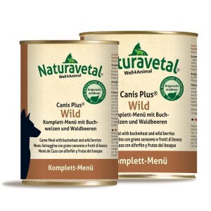 Naturavetal® Canis Plus WILD Komplettmenü -...
