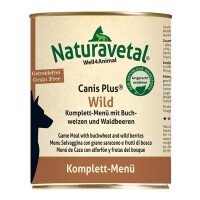 Naturavetal® Canis Plus WILD Komplettmenü - getreidefrei