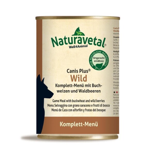 Naturavetal® WILD Komplettmenü - 400g