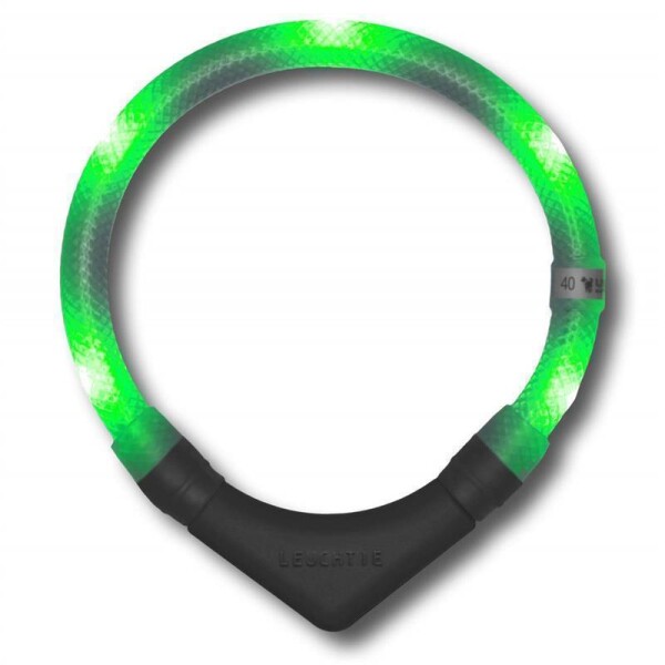 LEUCHTIE® Plus LED Leuchthalsband - 50cm - neongrün