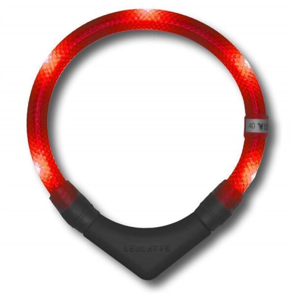 LEUCHTIE® Plus LED Leuchthalsband - 65cm - rot