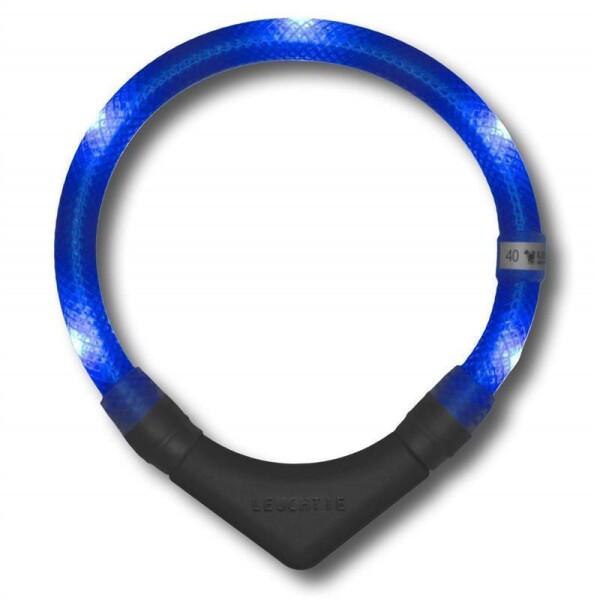 LEUCHTIE® Plus 35 cm LED Leuchthalsband blau
