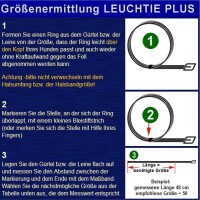 LEUCHTIE® Plus LED Leuchthalsband - 35cm - blau