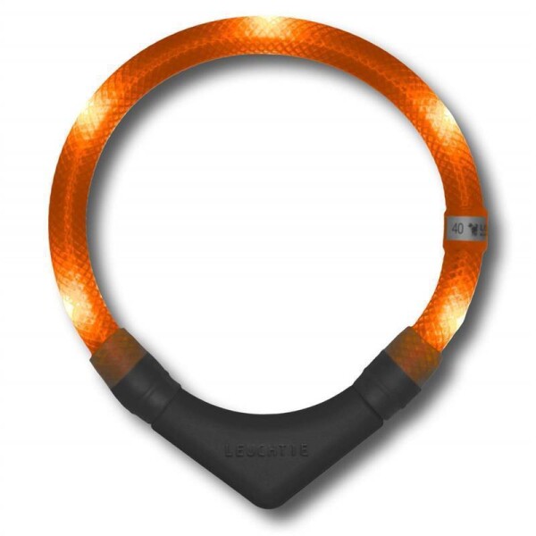 LEUCHTIE® Plus 35 cm LED Leuchthalsband orange