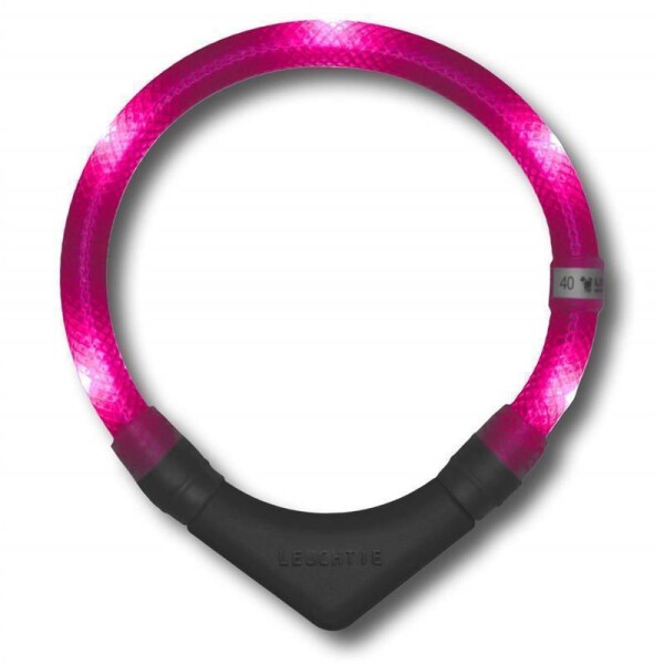 LEUCHTIE® Plus 50 cm LED Leuchthalsband pink