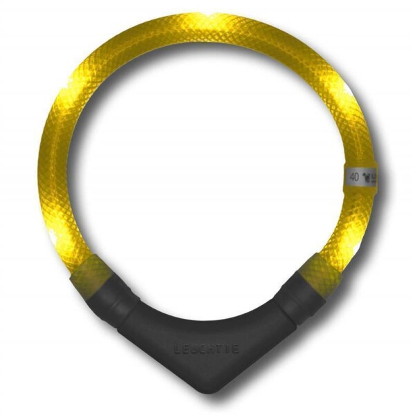 LEUCHTIE® Plus 35 cm LED Leuchthalsband gelb