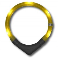 LEUCHTIE® Plus LED Leuchthalsband - 45cm - gelb