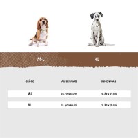 Knuffelwuff® Orthopädisches Hundebett Lena - mit hohem Schaumstoffrand