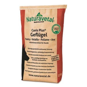 Naturavetal® Canis Plus GEFLÜGEL kaltgepresst - 15kg