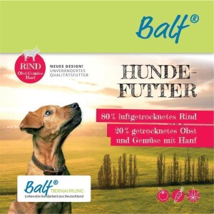 BALF® Hundefutter Menü Rind Obst Gemüse & Hanf mit Öl - 1kg