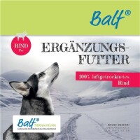 BALF® Hundefutter Trockenfleisch 100% Rind pur - 1kg