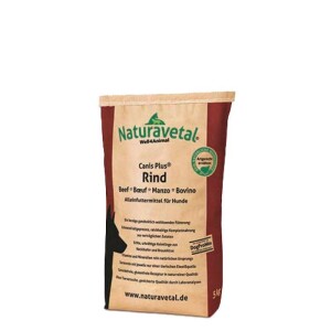 Naturavetal® Canis Plus RIND Hundetrockenfutter kaltgepresst 5kg