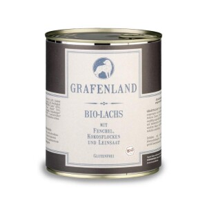Grafenland® Hundefutter Komplettmenü Lachs - 800g