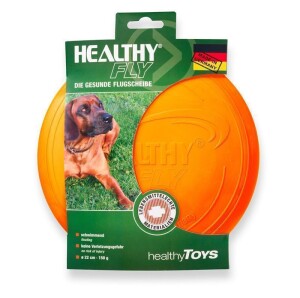 Hundefrisbee Healthy Fly® Leuchtorange