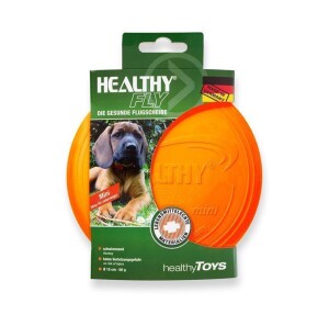 Hundefrisbee Healthy Fly® mini Leuchtorange