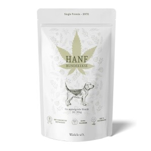 Waldkraft® Hanf Hundekekse 255g - für mittlelgroße Hunde