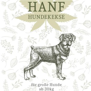 Waldkraft® Hanf-Hundekekse 390g - für große Hunde
