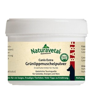 Naturavetal® Grünlippmuschelpulver - 250g