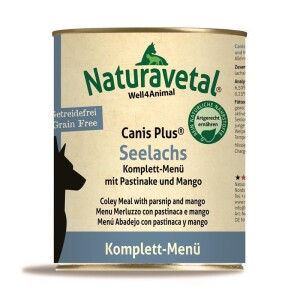 Naturavetal® Canis Plus SEELACHS Komplettmenü...