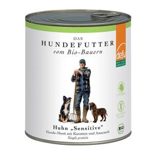 Defu® Bio Hundefutter Menü Sensitiv Huhn - 820g