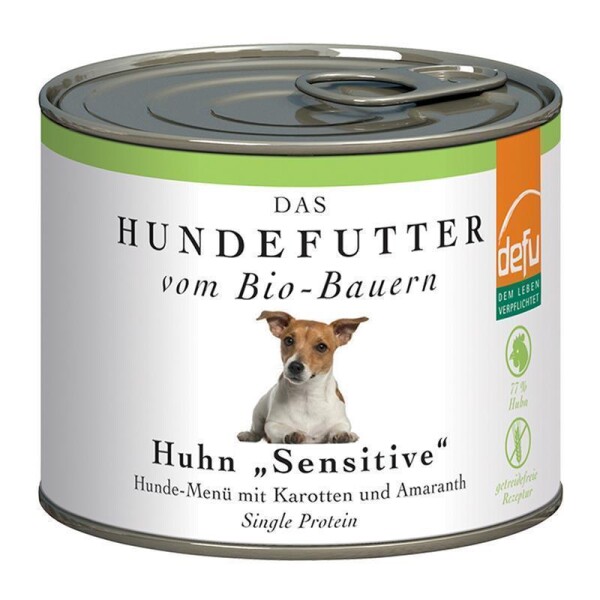 Defu® Bio Hundefutter Menü Sensitiv Huhn - 200g