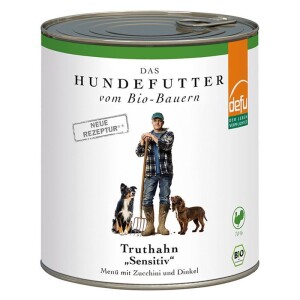 Defu® Bio Hundefutter Menü Sensitiv Truthahn - 820g