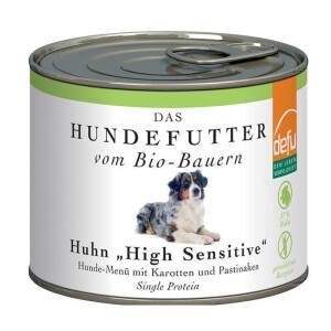Defu® Bio Hundefutter Menü High Sensitiv Huhn -...