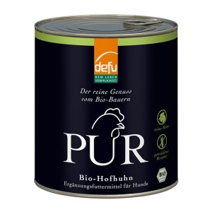 Defu® Hundefutter Fleisch PUR - Bio Hofhuhn