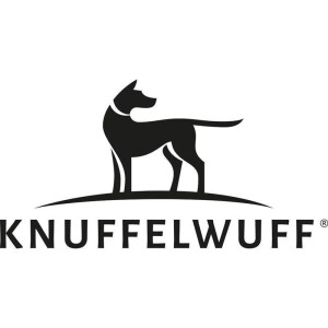 Knuffelwuff® Orthopädisches Hundebett Wippo M-L 85 x 63cm Grau