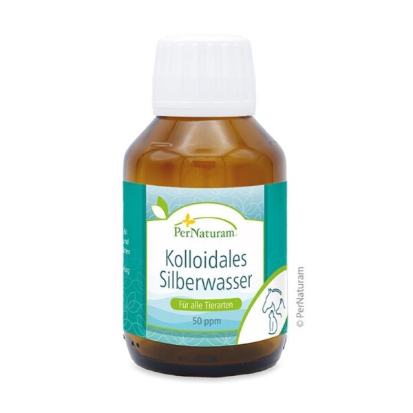 PerNaturam® Kolloidales Silberwasser 50 ppm - 100ml Flasche