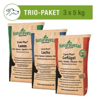 Naturavetal® Hundetrockenfutter TRIO - 3x5kg