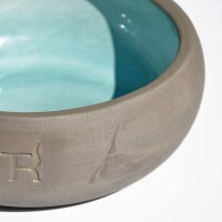 Treusinn® Hundenapf - Keramiknapf PUR Aqua M - 1 L