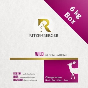 Ritzenberger® Trockenfutter Wild, Dinkel & Rüben - 6kg