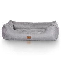 Knuffelwuff® Hundebett Dreamline - XL 105 x 75cm grau