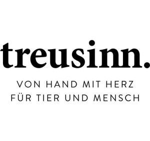 Treusinn® Leckerlitasche GOODY Leinen - Sterne - Rosa