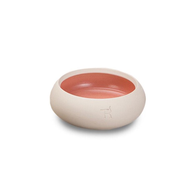 Treusinn® Hundenapf - Keramiknapf PUR Pastell S - 0,6 L Lachs