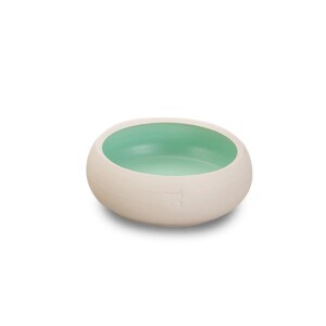 Treusinn® Hundenapf - Keramiknapf PUR Pastell S - 0,6 L Mint