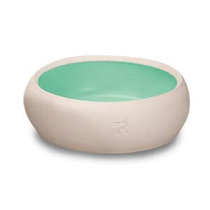 Treusinn® Hundenapf - Keramiknapf PUR Pastell L - 2 L Mint