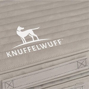Knuffelwuff® Orthopädische Hundereisematte Roanoke - Kunstleder lasergesteppt