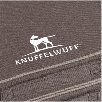 Knuffelwuff® Orthopädische Hundereisematte Tacoma - Velours mit Handwebcharakter