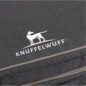 Knuffelwuff® Orthopädische Hundereisematte Tacoma - anthrazit XL 120 x 100cm