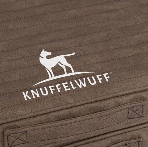 Knuffelwuff® Orthopädische Hundereisematte Roanoke - braun M-L 100 x 80cm
