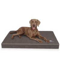 Knuffelwuff® Orthopädische Hundematte Palomino - braungrau - XXL 115 x 80cm