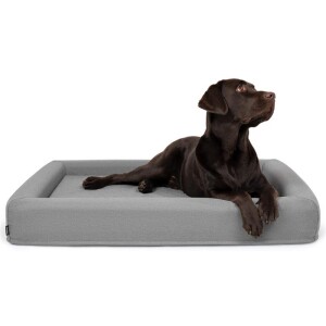 FINNTO® Orthopädisches Hundebett - XL 130x100cm - Grau