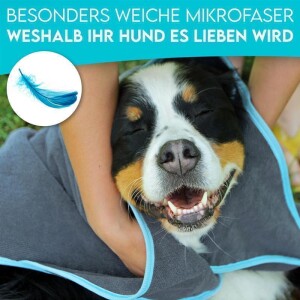 HUND IST KÖNIG® Hundehandtuch  - Mikrofaser