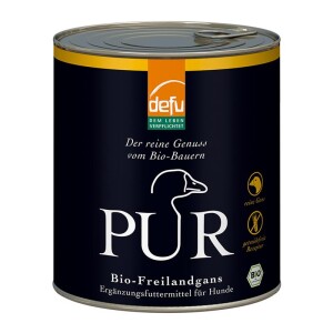 Defu® Hundefutter Fleisch PUR - Bio Freilandgans