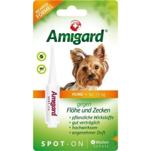 Amigard® Spot On Hund bis 15kg - 1x2ml
