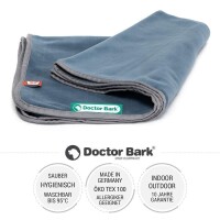 Doctor Bark® Hundedecke - Blaugrau - XL 140 x 100cm