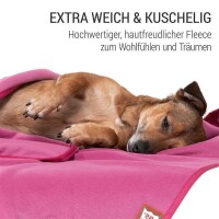 Doctor Bark® Hundedecke - Hot Pink - XL 140 x 100cm